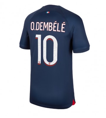 Paris Saint-Germain Ousmane Dembele #10 Replika Hjemmebanetrøje 2023-24 Kortærmet